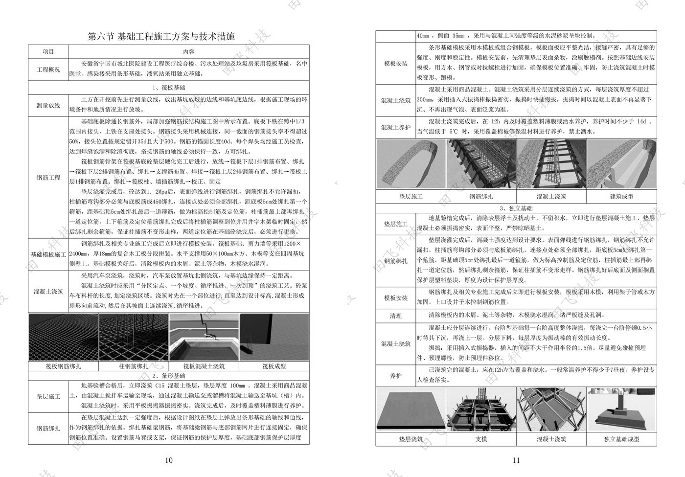 房建工程技术标 · 方案版面(案例脱敏)