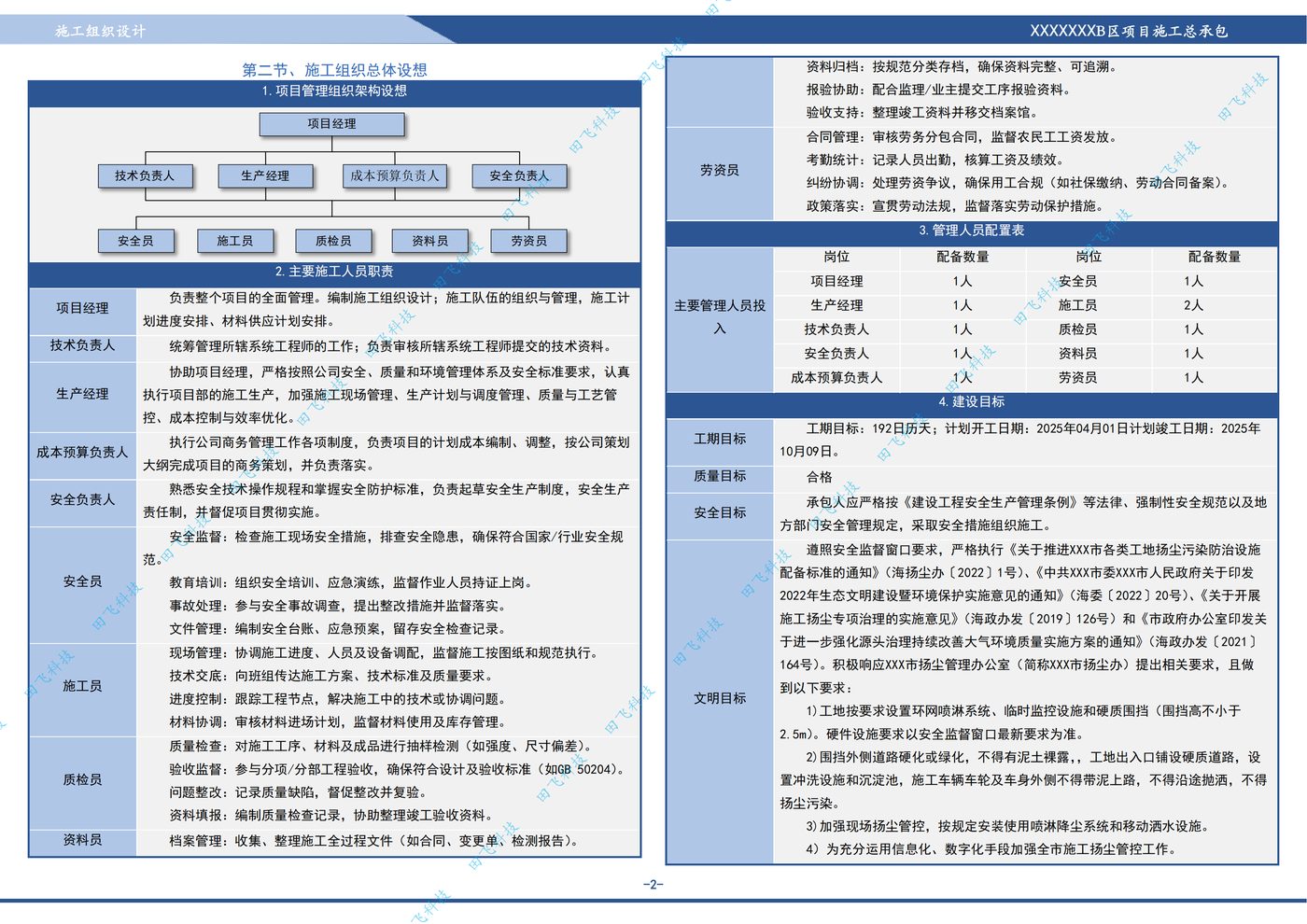 EPC总承包工程标书配图：海安EPC总承包工程项目施工组织设计案例（田飞科技标书制作）